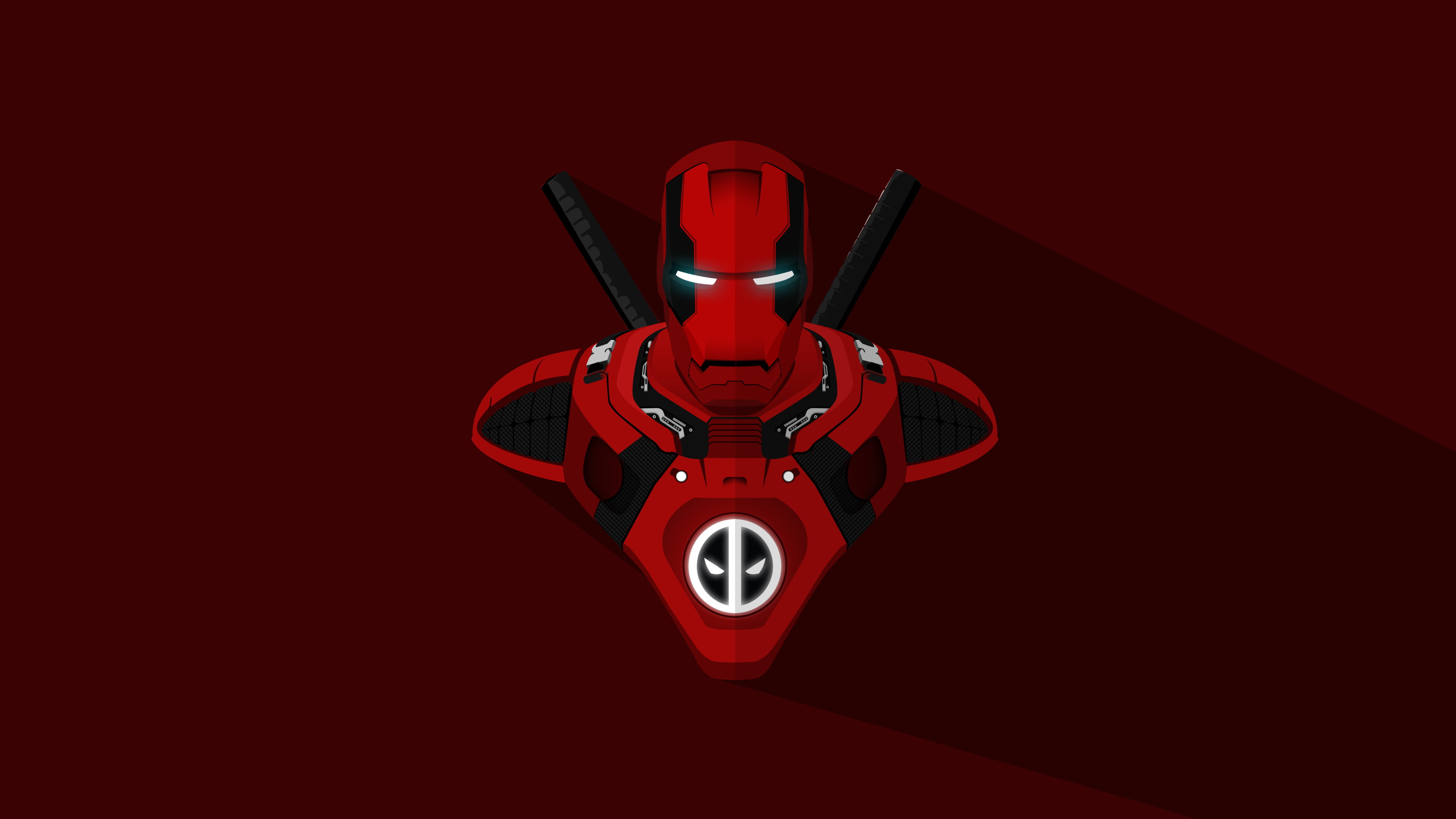 Marvel Deadpool digital wallpaper -