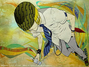 male anime character wallpaper, Hirako Shinji, Bleach, anime boys, hat