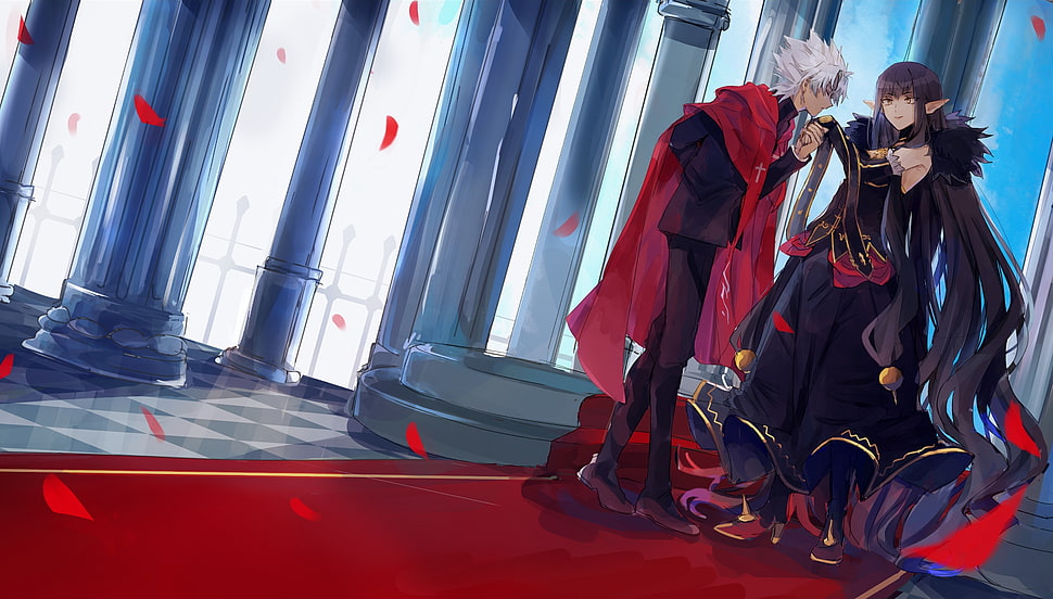 Fate/Grand Order Shirou Kotomine and Caster Black digital wallpaper, Fate Series, Fate/Apocrypha , Assassin of Red, Shirou Kotomine HD wallpaper