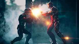 Iron-Man digital wallpaper