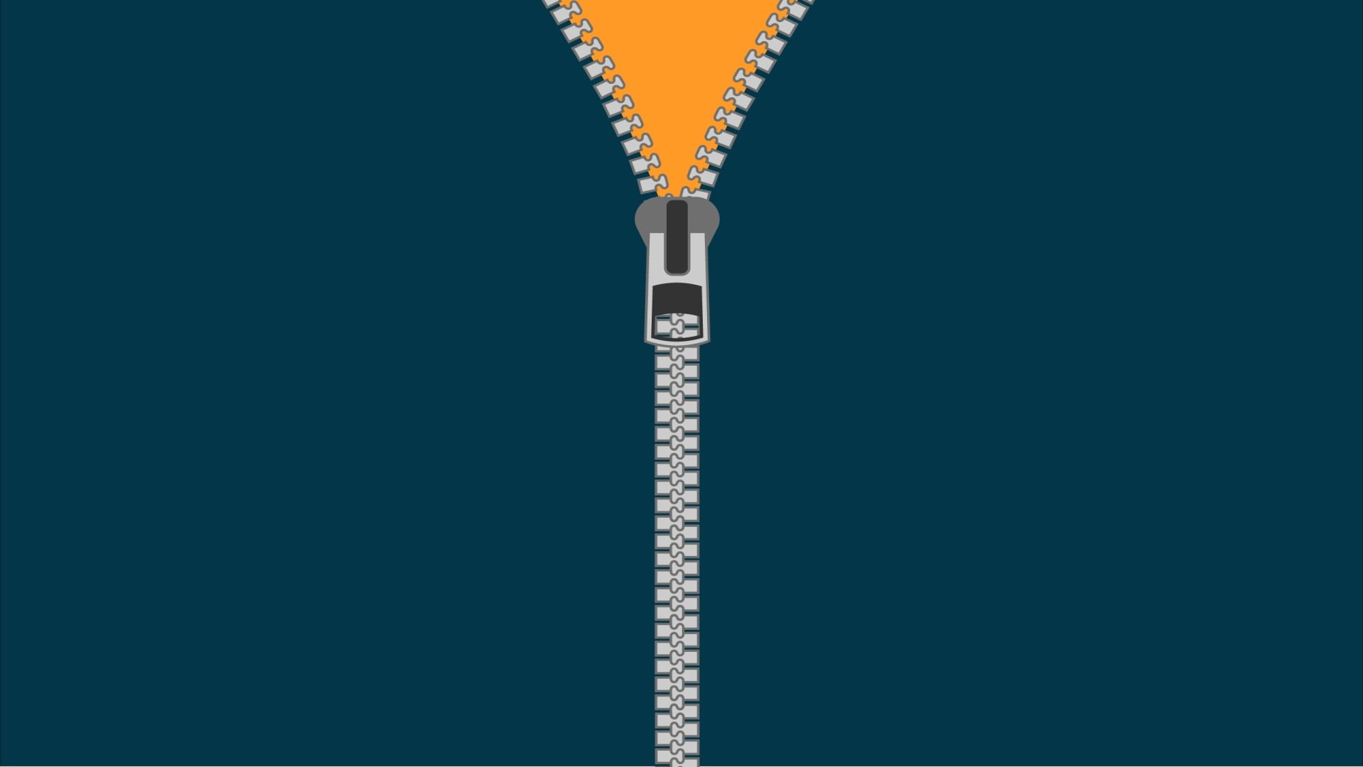 Zipper illustration, minimalism HD