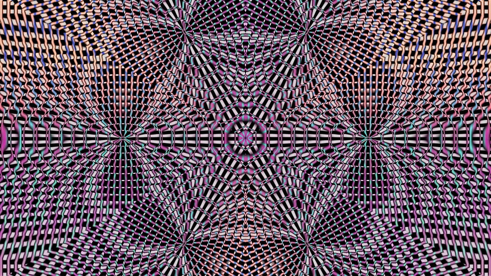 multicolored optical illusion, abstract, optical illusion HD wallpaper