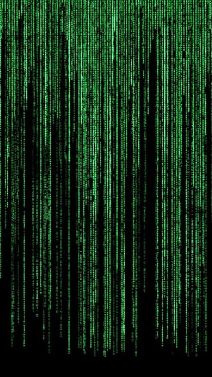 green text code \ HD wallpaper