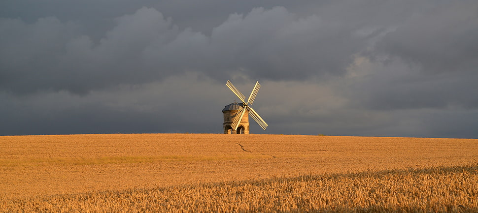 windmill during daytime, warwickshire HD wallpaper