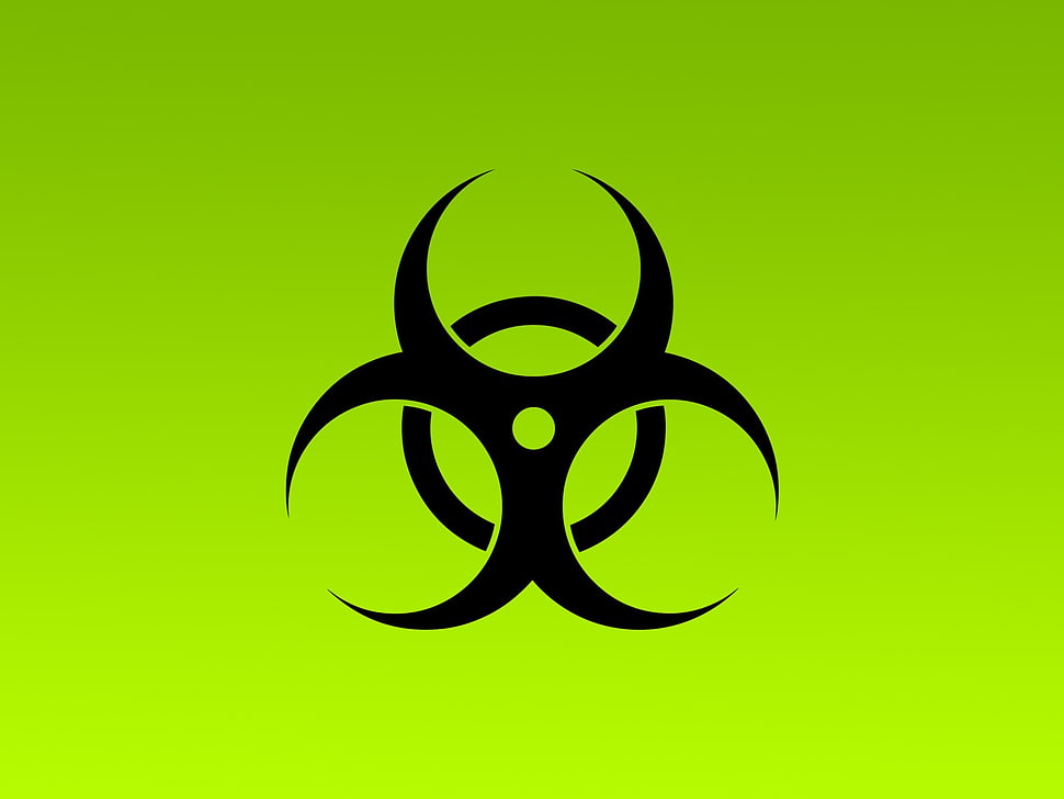 biohazard logo, biohazard HD wallpaper