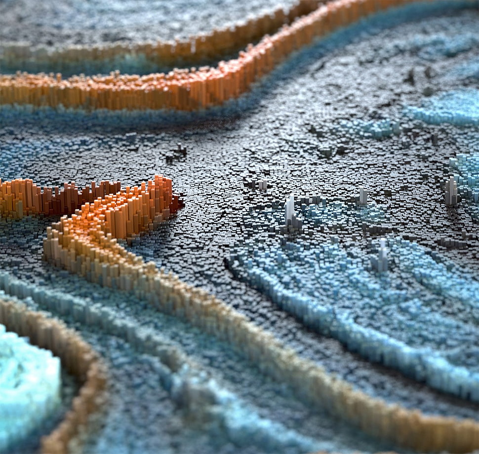 brown and black area rug, abstract, digital art, 3D, Lee Griggs HD wallpaper