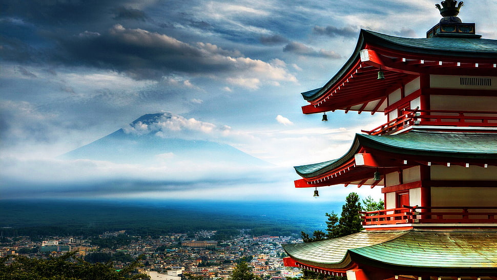 Chureito Pagoda HD wallpaper