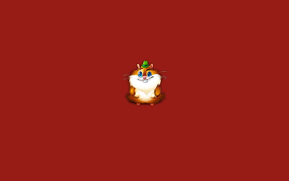 Hamster,  Drawing,  Fun HD wallpaper