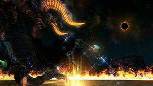 Thor digital wallpaper, Final Fantasy XIV: A Realm Reborn, video games HD wallpaper