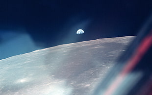 space, astronaut, Moon, Earth HD wallpaper