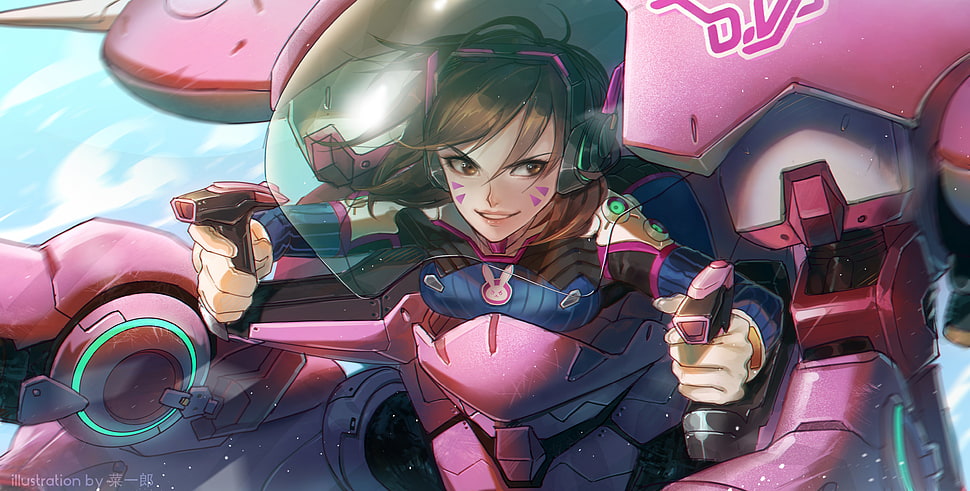 female anime character wallpaper HD wallpaper