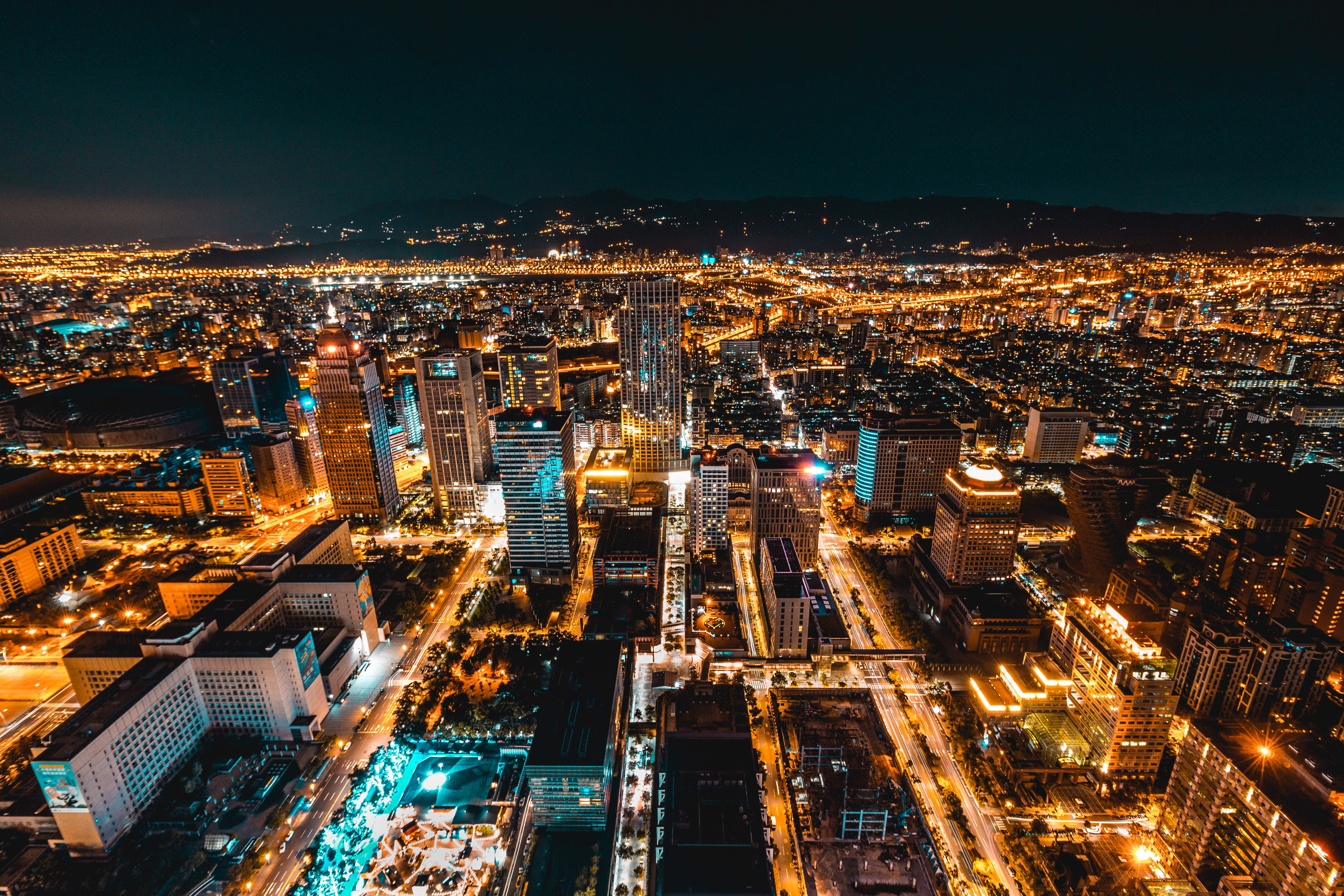 city buildings, Taiwan, China, Skyscrapers