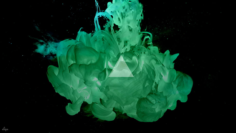 green slime HD wallpaper