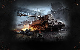 graphic photography of World of tanks
