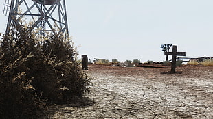 gray metal frame, Fallout, Fallout: New Vegas, apocalyptic, ENB HD wallpaper