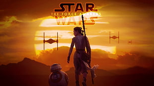 Star Wars The Force Awakens poster HD wallpaper