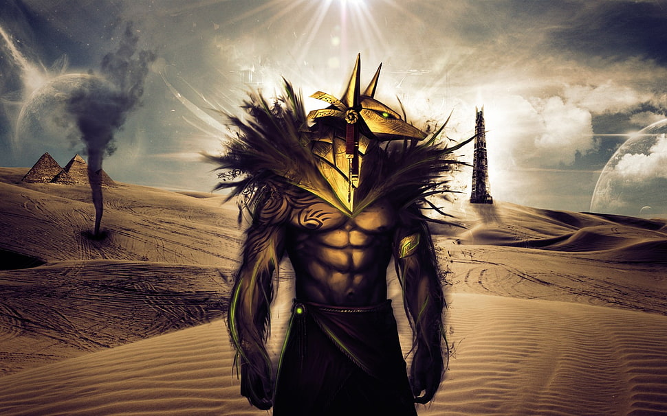 Anubis digital wallpaper, Anubis HD wallpaper