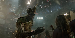 Marvel Groot, Guardians of the Galaxy, Chamomile, presents, Groot HD wallpaper