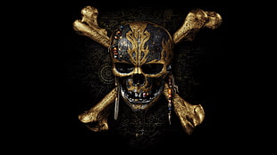 Pirates of the Caribbean skull, Pirates of the Caribbean: Dead Men Tell No Tales, movies, Pirates of the Caribbean
