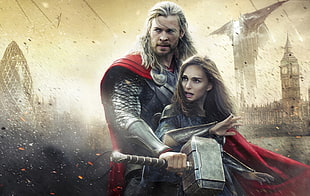 Thor digital wallpaper