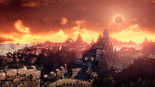 Dark souls 3 Village, Dark Souls III HD wallpaper