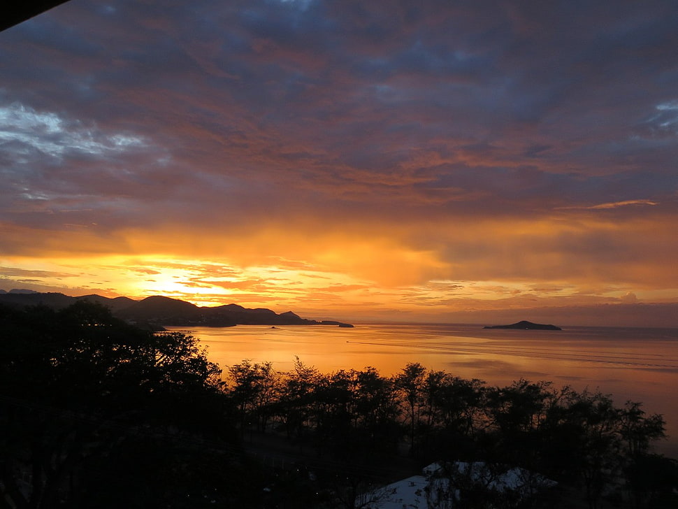 sunset view, nature HD wallpaper