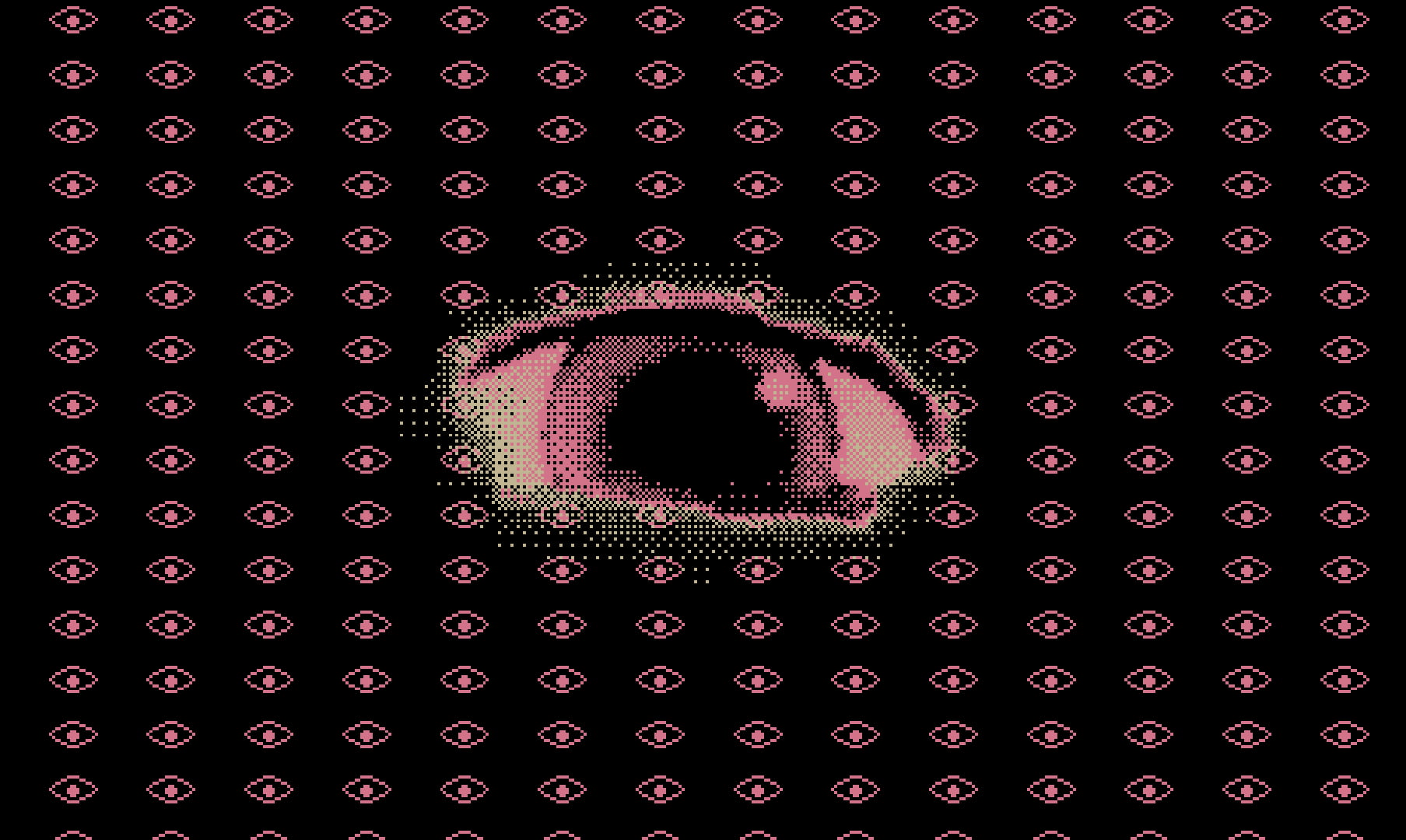 purple and black eyes print wallpaper, Serial Experiments Lain, anime, eyes, pixel art