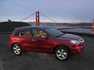 Acura,  Rdx,  Red,  Side view