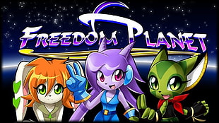 Freedom Planet poster, Freedom Planet, indie games, video games