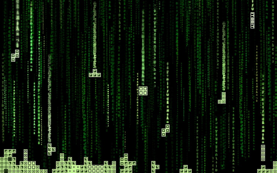 Tetris game app, The Matrix, Tetris, movies, video games HD wallpaper