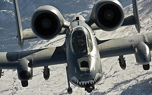 gray and black fishing reel, military, aircraft, military aircraft, Fairchild A-10 Thunderbolt II HD wallpaper