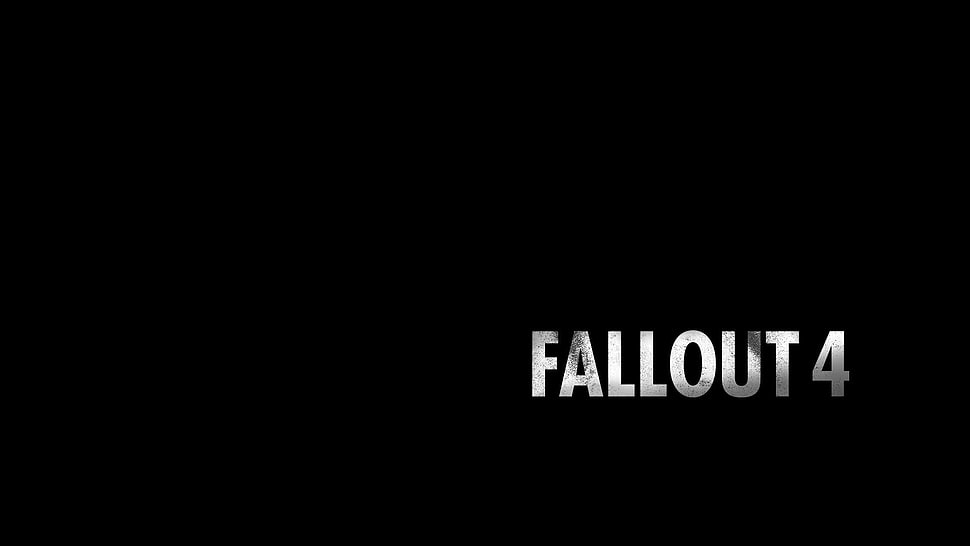 Fallout 4 logo, Fallout 4, Fallout HD wallpaper