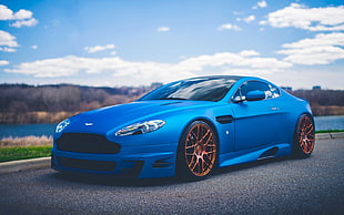 blue coupe