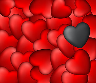 red heart illustration