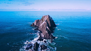 rocks between sea