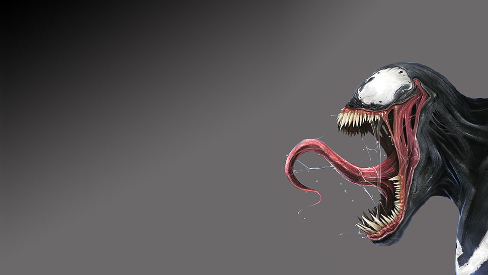 Venom digital wallpaper HD wallpaper