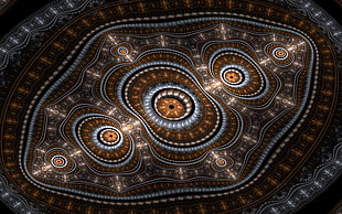 brown, beige, and gray abstract wallpaper