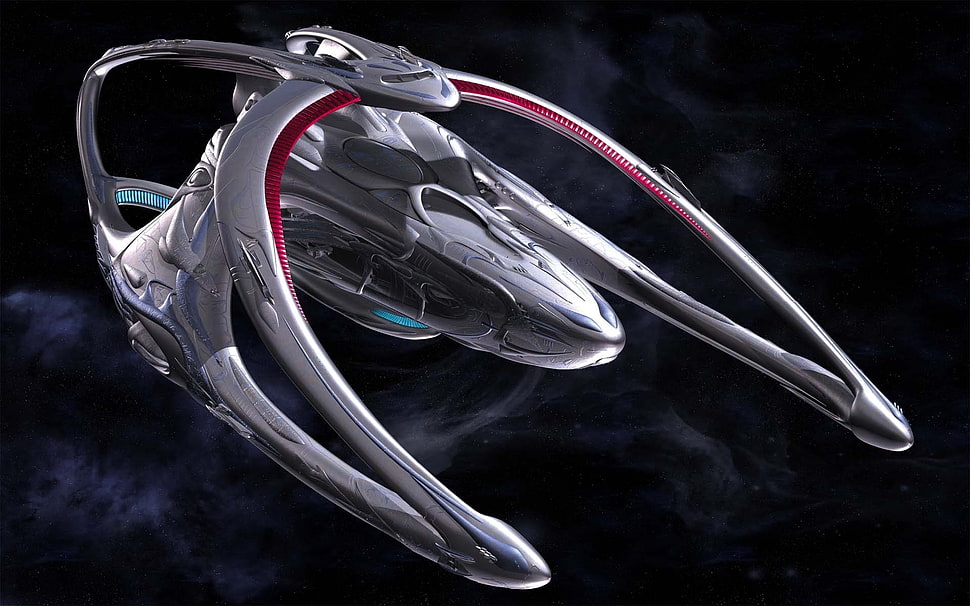 Andromeda Space ship HD wallpaper