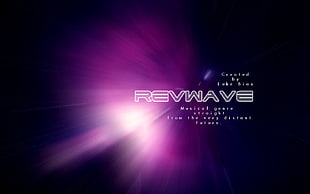 Revwave digital wallpaper, music, texture, nebula, space
