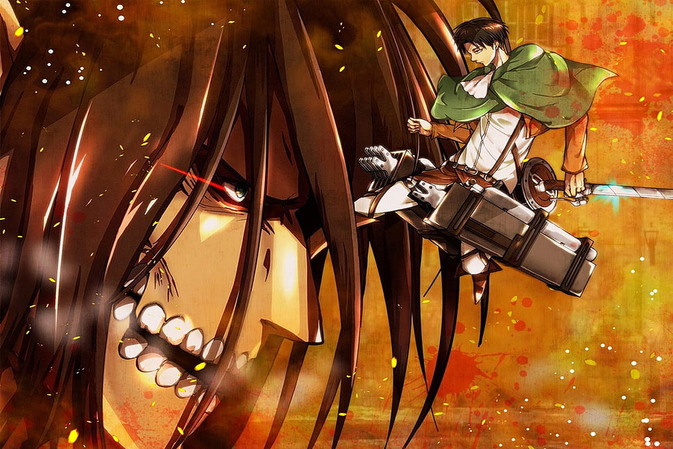 Attack on Titan wallpaper, Shingeki no Kyojin, Eren Jeager, anime HD wallpaper