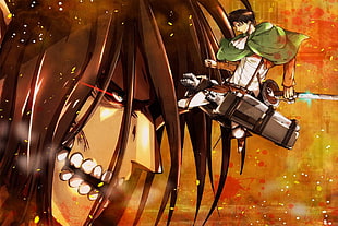 Attack on Titan wallpaper, Shingeki no Kyojin, Eren Jeager, anime
