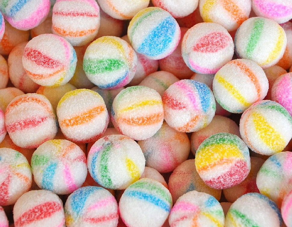 assorted color candies HD wallpaper
