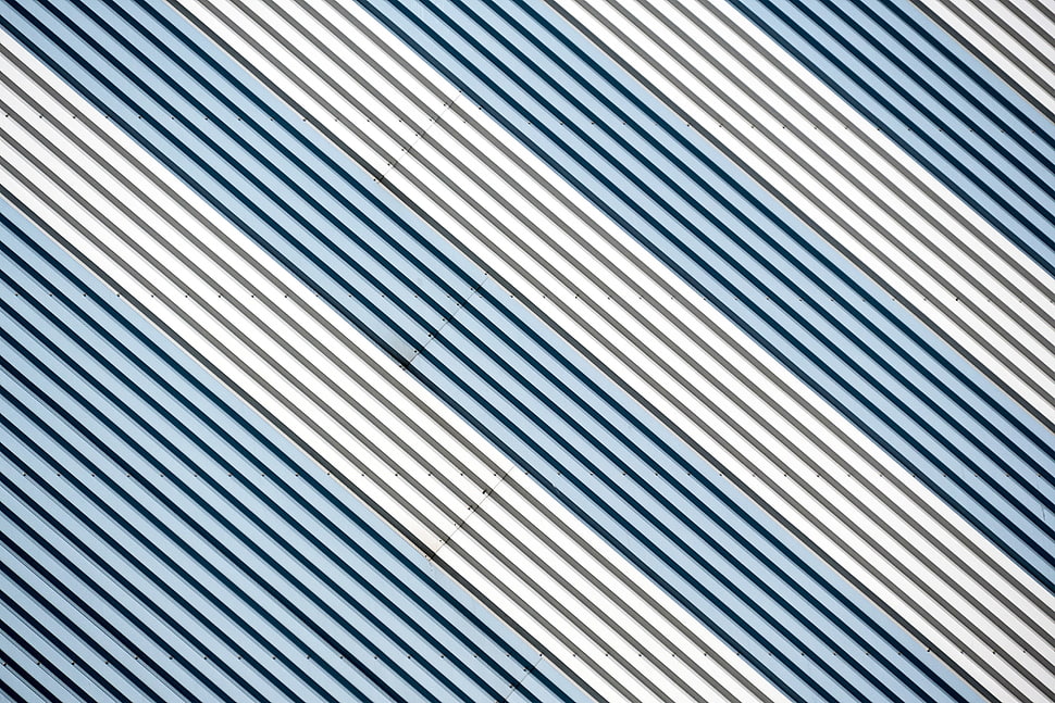 black, white, and blue stripe optical illusion HD wallpaper
