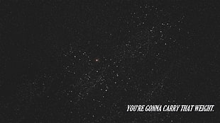 you're gonna carry that weight text, Cowboy Bebop HD wallpaper