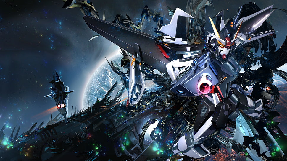 Gundam wallpaper, mech, Gundam HD wallpaper