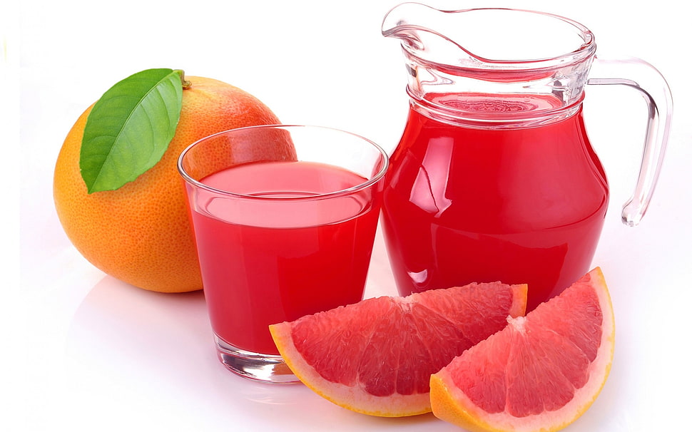 blood orange juice and fruit HD wallpaper