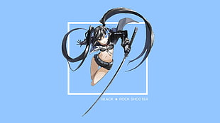black rock shooter, anime, Black Rock Shooter HD wallpaper