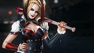 Harley Quinn illustration HD wallpaper