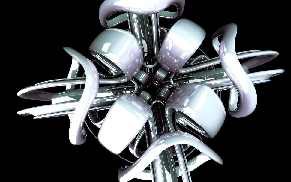 turned off chandelier HD wallpaper
