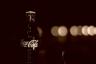 bottle of Coca-Cola graphic wallpaper HD wallpaper